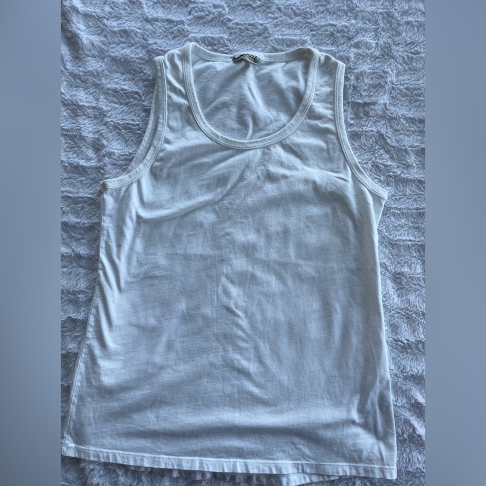 White Tank Top - Picture 3 of 3